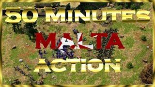 50 minutes intense Malta game! | Age of Empires III Definitive Edition