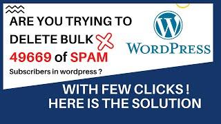 How to Delete Spam Users Bulk in WordPress with or without Plugins | 24hrsPC