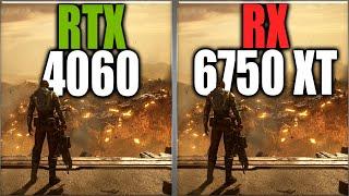 RTX 4060 vs RX 6750 XT Benchmarks