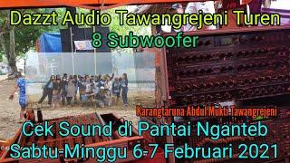 Part.1 Dazzt Audio Ft Karangtaruna Abdul Mukti Tawangrejeni Turen Cek Sound di Pantai Nganteb