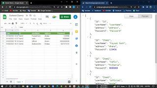 How to convert google sheets into JSON data | Ict Foysal | Android Studio