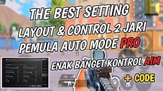 SETTINGAN FULL 2 JARI BASIC DAN CODE LAYOUT ‼️ BONUS AUTO HEADSHOT PUBG MOBILE