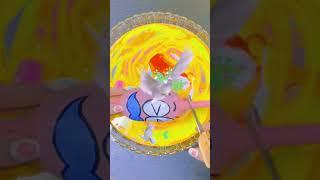 MAKING SLIME WITH BALLOON VS PIPING BAG #shorts  #boomslime #ytshort