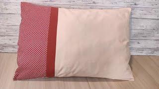 How to sew a beautiful pillowcase in 10 minutes / easy way for beginners