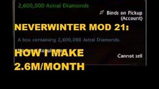[OUTDATED] Neverwinter Mod 21: How to make 2.6 Million ad every month (Quartermaster bags)