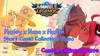 Harley x Nana x Harith short love comic Collection video|| Comic by: Minezepcute||KAWAII