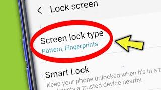 Samsung || Screen Lock type Setting f41