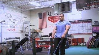 Larry Wheels Off Season Training at Gaglione Strength