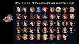 How to unlock all the cookie jar in Summertime Saga