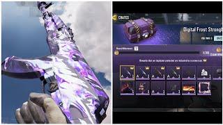 DIGITAL FROST STRONG BOX WITH 4 AK47 VARIANTS GAMEPLAY CODM S6 LEAKS 2024 COD MOBILE SEASON 6