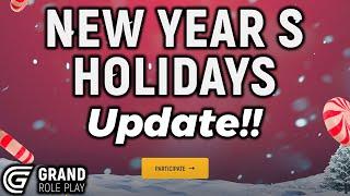 Reviewing the New Years/Christmas Update in Grand RP!!