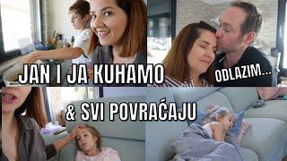 UČIM JANA KUHATI I SVI POVRAĆAJU | VLOG | mama 4 djece |