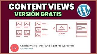  Review del Plugin CONTENT VIEWS en Español (Versión GRATIS) 2024  Código de Entradas Relacionadas