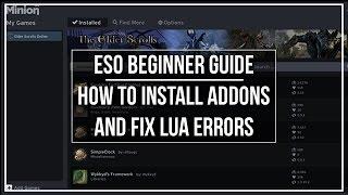ESO Beginner Guide - How to Install Addons and Fix LUA Memory Errors