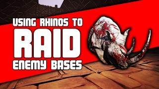 Using Rhinos to Raid Enemy Bases in Conan Exiles | Conan Tips