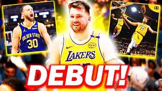 LUKA DONCIC DEBUTA CON LAKERS! CURRY SE DIVIERTE Y ZION SE VA?