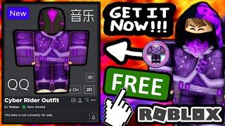 FREE ACCESSORIES! HOW TO GET Cyber Rider Shirt & Pants OUTFIT! (ROBLOX Luobu Launch Party QQ EVENT)