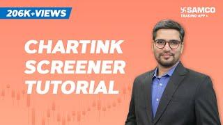 Chartink Screener Tutorial | How to Build a Chartink Scanner from Scratch