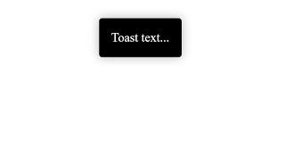 CSS & JS - How To Show Toast Notification