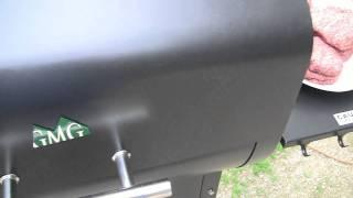 Green Mountain Pellet Grill  (Daniel Boone)  Cooking Burgers