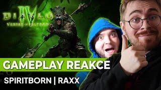 Reakce na gameplay SPIRITBORN class! @Raxxanterax  Diablo IV | Druhá část revealu