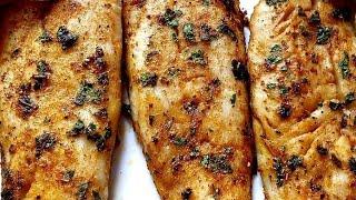 Oven baked hake fillets/oven roasted hake fish recipe/recipe for baked fish bake fish in the oven