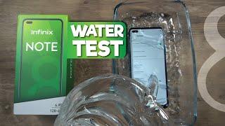 Infinix Note 8 Water Test for 90 Seconds | Infinix Note 8 Waterproof?