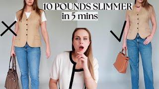 Dressing SLIMMER | "loose" 10 Pounds instantly