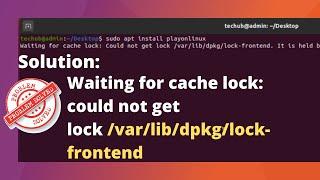 How to fix issue Could not get lock /var/lib/dpkg/lock-frontend | Ubuntu | Ubuntu APT issue