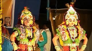 Yakshagana-Sindhoora Theja-16-Hanumagiri Mela-ಅಶ್ವಿನಿ ದೇವತೆಯರು : ಅಕ್ಷಯ್ & ಶಿವರಾಜ್!ಎಂತಾ ನೃತ್ಯ ನೋಡಿ!