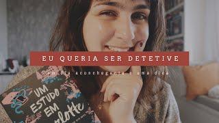 vlog: um dia aconchegante e um livro incrível (um estudo em charlotte)