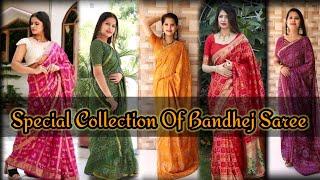 Special collection of bandhej saree @Stree Fashion Corner