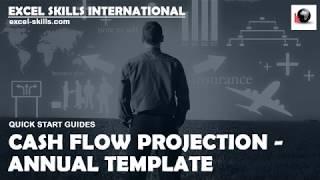 Cash Flow Projection - Annual Template - Getting Started