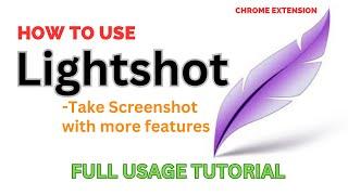 How to take screenshot using Lightshot and convert into link - Full usage Tutorial