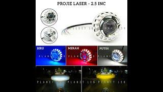 Lampu LED Projie Laser Mini 2.5inc Jauh Dekat | Proji Kipas Tipe Laser | PlanetLED