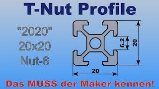 T-Nut Aluminium Profile für Maker