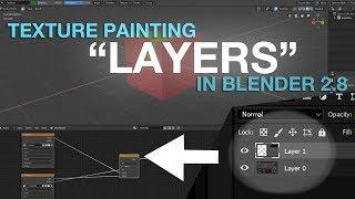 How to texture paint in Blender 2.8 with layers just like in Photoshop