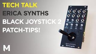 Detailed overview and patch ideas for the Erica Synths Black Joystick 2