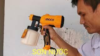 Máy phun sơn điện INGCO 450w Sơn dầu, Sơn nước, Giá khuyến mãi tháng 9 còn 440.000đ.