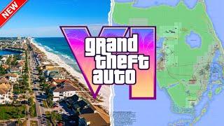 A Detailed Look At The Map of Leonida GTA 6! (August 2024 Map Preview)