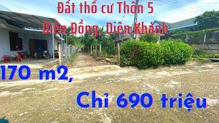 Bán đất xã Diên Đồng thôn 5, huyện Diên khánh. nhà đất nha trang