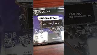 this 2TB P44 Pro from Solidigm is fast #shorts #nvme #2tb #rgb #ssd