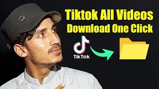 How to download tiktok id all videos with one click | learn in a minute