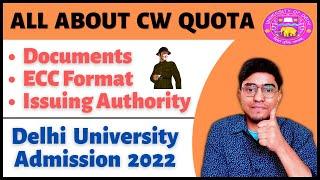 All about CW Quota || Defence Quota || Document for CW Quota || ECC Format ||