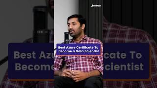 Best Azure Certificate To Become a Data Scientist | Intellipaat #Shorts