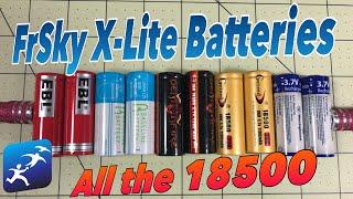 FrSky Taranis X-Lite 18500 Battery Options Today - Updates in the description