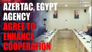 AZERTAC, Egypt`s MENA News Agency agree to enhance cooperation