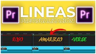  Línea ROJA 🟡 Línea AMARILLA 🟢 Línea VERDE en Adobe Premiere Pro 2021 | Solución Lag Reproducción