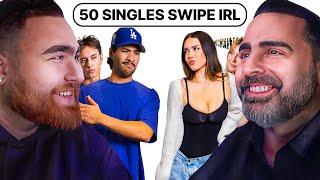 LosPollosTV And Dad React To 50 strangers swipe on each other | season 4