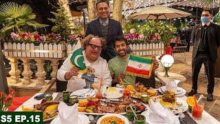 EXTREME IRAN FOOD TOUR IN TEHRAN | S05 EP.15 | PAKISTAN TO SAUDI ARABIA MOTORCYCLE